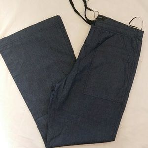 Haoduoyi Ladies Size XL Drawstring Pants Blue